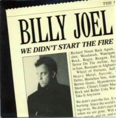 Billy Joel We Didn't Start The Fire album cover