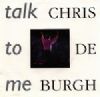 Chris De Burgh Talk To Me album cover