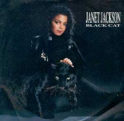 Janet Jackson Black Cat album cover