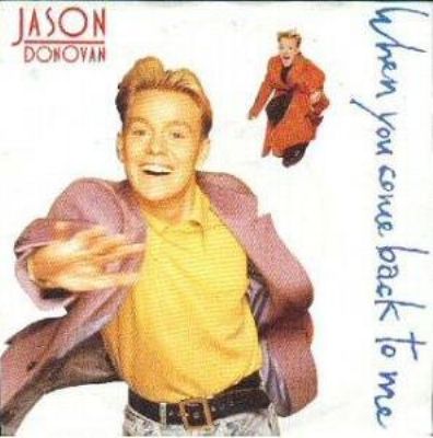 Jason Donovan When You Come Back To Me album cover